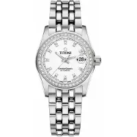 Titoni Relógio Feminino 729s-307 Automatic 3 Atm 27 Mm