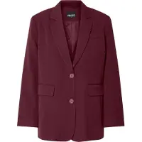 Pieces Blazer 'PCKamil' vermelho escuro