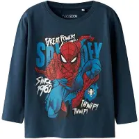TWO SOON Camisola 'Spider-Man' azul noturno / azul real / vermelho / branco