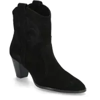 Ba&sh para mulher. 2E25NCAS Botins de Pele New Casey preto (39), Couro, 3 a 5cm, Nenhum, Casual