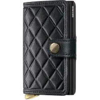 Secrid Carteira De Couro Miniwallet Emboss Diamond