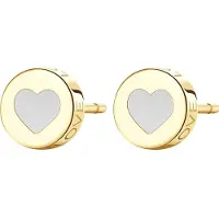S`Agapõ Orecchini In Acciaio Con Cuore Click Sck53 — Orecchini