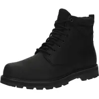 Timberland para homem. TB0A69UHW021 Botas de couro Britton Road Mid preta (43.5), Preto, Plano, Cordão, Casual, Sustentável