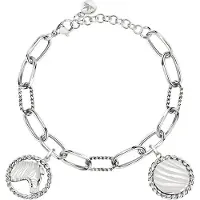 Morellato Bracciale Acciaio Con Ciondolo Zebra Madagascar Satf08 — Bracciale