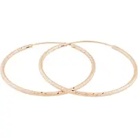 JVD Pink gold plated Orecchini rings SVLE0215XD5RO - Diameter: 4 cm