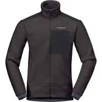 Norrøna - Vestuário caminhada - Trollveggen Warm3 Jacket M Phantom para Homem - Tamanho S - Preto
