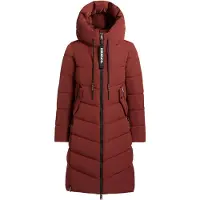 Khujo Sobretudo de inverno 'Mikia 2' vermelho escuro