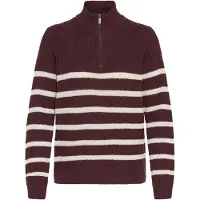 Oxmo Pullover 'Sanva' bege / castanho