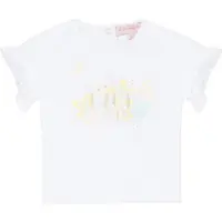 Lili Gaufrette T-Shirt mangas curtas NALIS criancas - Branco - 12 mois