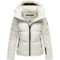 NAVAHOO Casaco de inverno 'Frostherz XIV' preto / offwhite