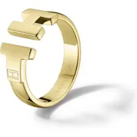Tommy Hilfiger Anello Di Lusso In Oro E Acciaio Th2700863 Circuito 54 Mm — Anello