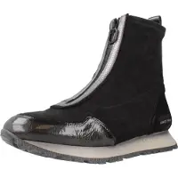 Hispanitas para mulher. HI254354 Botinas de Couro Sport Kansas preto (40), 3 a 5cm, Zíper, Casual