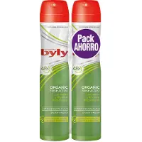 BYLY Organic Extra Fresh Deodorante 2x200ml — Deodorante spray