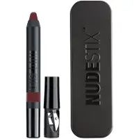 Nudestix Lápis labial e blush 2 em 1 Intense Matte, Raven, 2,5 g