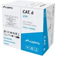 Lanberg Cabo De Rede Em Bobina Cat6 Utp 305 M