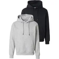 Jack & Jones Sweatshirt 'JJEBRADLEY' acinzentado / preto