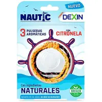 Dexin Braccialetto aromatico nautico con citronella 3 unità — Braccialetto aromatico