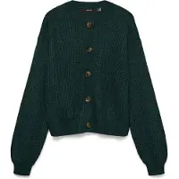 Vero Moda Casaco de malha 'VMLea' verde escuro