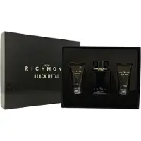 John Richmond Jr black metal edp 100 ml + loção corporal 50 ml + gel de banho 50 ml