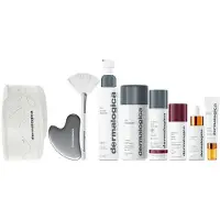 Dermalogica O conjunto de kits de especialização : Pó esfoliante diário Microfoliant Exfoliant 74 g + Biolumin-C Illuminating Eye Serum 15 ml + Biolumi
