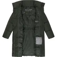 NAVAHOO Sobretudo de inverno 'Wolkenkuss 14' verde escuro
