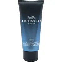 Coach Gel de banho para barba e cabelo azul 100 ml
