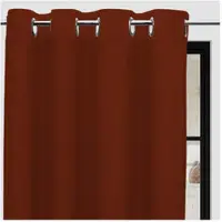 Soleil D Ocre Cortinados PANAMA - Laranja - 135x250 cm