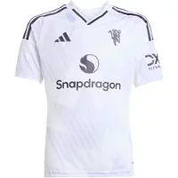 Adidas Camisa funcionais 'Manchester United 25/26' cinzento / preto / branco