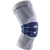 Bauerfeind Genutrain Joelheira Silicone Borda Tamanho 5 Titânio