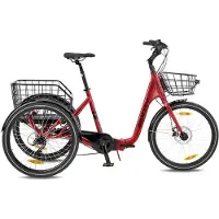 Monty Bicicleta Elétrica Trike Rocket 1e 24´´ Sunrace 2026