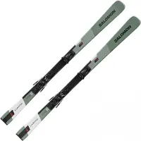 Salomon - Packs (skis + fixações) - S/Max 8 + M10 GW L80 2027 para Unissexo - Tamanho 155 cm - Cinzento