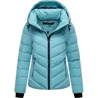 MARIKOO Casaco de inverno 'Samuiaa XVI' azul céu / preto