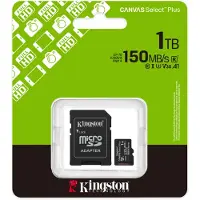 Kingston Canvas Select Plus Gen 3 Cartão de memória microSDXC com adaptador SD | 1 TB