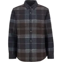 Barbour - Camisas - Chapter Tailored Check Overshirt Midnight Oak Tartan para Homem - Tamanho S - Navy