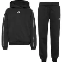Nike Fato de jogging 'CLUB FLC' preto / branco