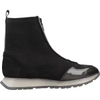 Hispanitas para mulher. HI254354 Botinas de Couro Sport Kansas preto (38), 3 a 5cm, Zíper, Casual