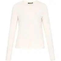 Dreimaster Casaco de malha branco lã