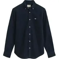 Gant para homem. 3250351 Camisa de bombazina Archive Shield marinho (4XL), Casual, Algodão, Clássico, Manga comprida