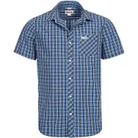 Lonsdale Camisa 'Brixworth' azul / preto / branco