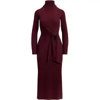 Ralph Lauren Vestido 'Vaureen' vermelho escuro