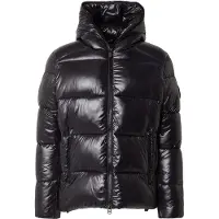 Save the Duck para homem. D31280M-LOVE21 Casaco Edgard preto (S), Casual, Sustentável, Nylon reciclado