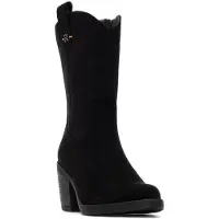 Refresh para mulher. 17296703-NEGRO Botas 172967 pretas (38), Preto, 3 a 5cm, Zíper, Casual