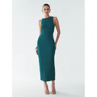 BWLDR Vestido verde escuro