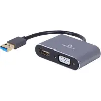 Gembird Adaptador Um Usb Para Hdmi/vga