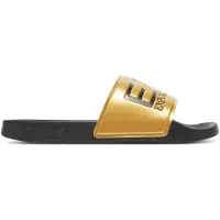 Emporio Armani Sapato aberto ouro / preto