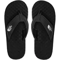 The North Face Chinelos de dedo preto / branco