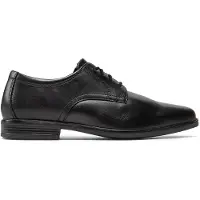 Clarks Sapatos Howard Walk homens - Preto - 42