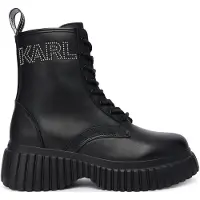 Karl Lagerfeld Botim com fivela preto