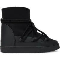 INUIKII para mulher. 1001.004.0042 Botas de Pele Classic Wedge preto (40), Couro, 3 a 5cm, Nenhum, Casual, Clássico