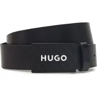 HUGO Cintos 'Gilao-Z' preto / offwhite